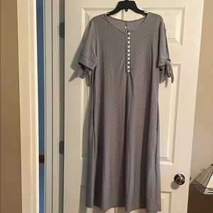 Elegant Gray Women's Dress
